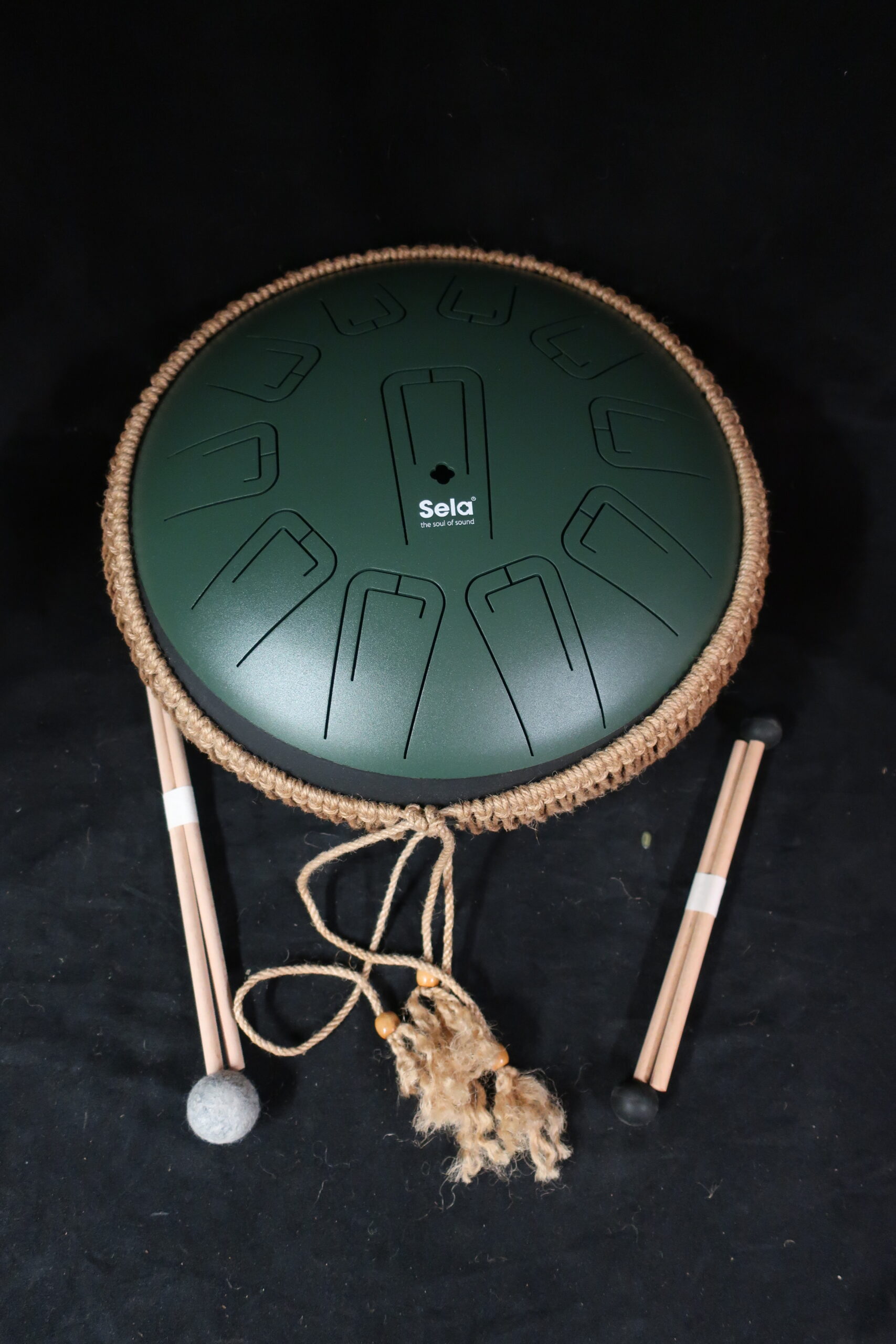 Tongue drum Sela 35 cm -13 pouces en Do majeur La 432 hz1